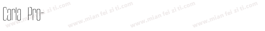 Carla Pro字体转换